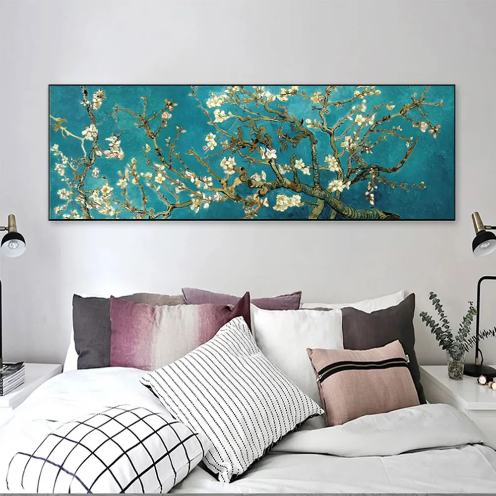 

Van Gogh Almond Blossom Flowers Canvas Paintings Reproductions World Famous Artwork By Van Gogh Wall Art Picture Home Wall Decor