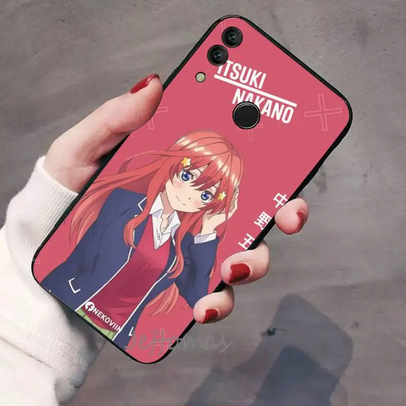 

Nino Nakano Anime Phone Case For Huawei honor Mate P 9 10 20 30 40 Pro 10i 7 8 a x Lite nova 5t