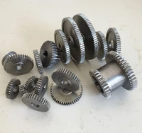 free shipping 18pcsset mini lathe gears metal cutting machine gears lathe gears