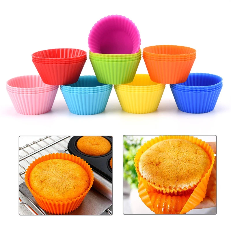 6/12/100 шт силиконовая форма для выпечки чашки кекс Инструменты тортов формы Бумага