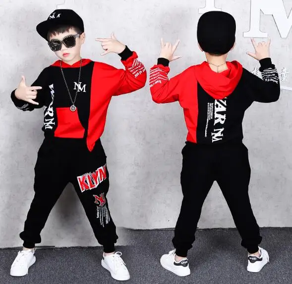 Fashion Children Clothing Sets Cotton Sport Suit For Boys Clothes Kids Spring Autumn Casual Tracksuit Hip Hop Costumes |