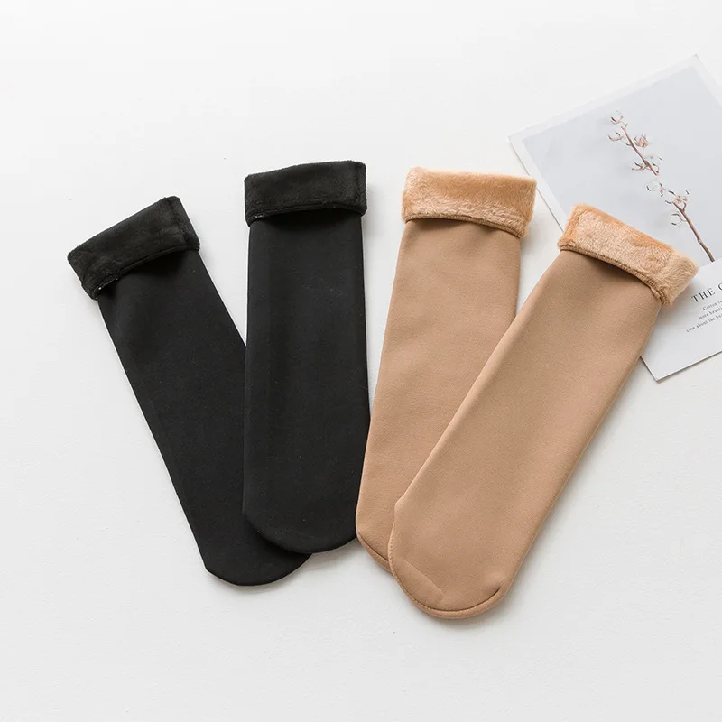 LALYSSE зимние теплые дышащие шерстяные носки Модные женские средней длины Чулочные