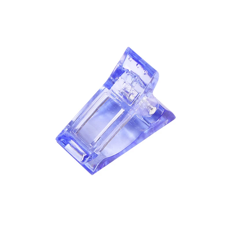 Прозрачный накладные ногти зажим быстрое строительство УФ конструирующий гель