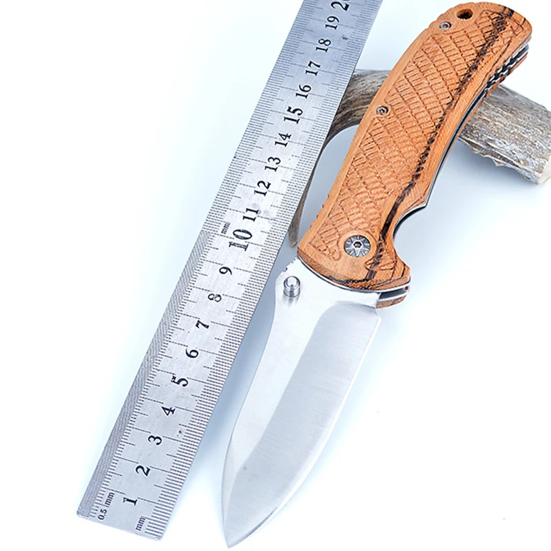 8&quot Folding Knife 440C Titanium Coating Blade Pocket Survival Knives Hunting Tactical Camping Outdoor Tools | Инструменты