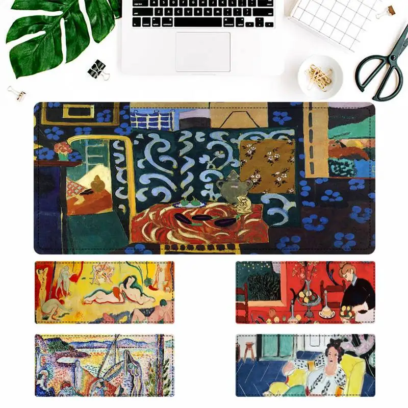 

High Quality Henri Matisse Art Gaming Mouse Pad Gamer Keyboard Maus Pad Desk Mouse Mat Game Accessories For Overwatch