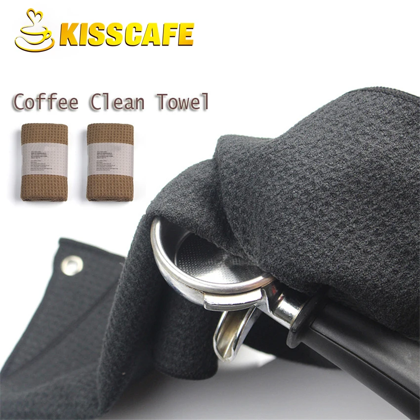 

Superfine Fiber Coffee Clean Towel High Fiber Bar Cleaning Cloth Cafe Professional Match Absorbent Coffee Machine Bar Tea Towel