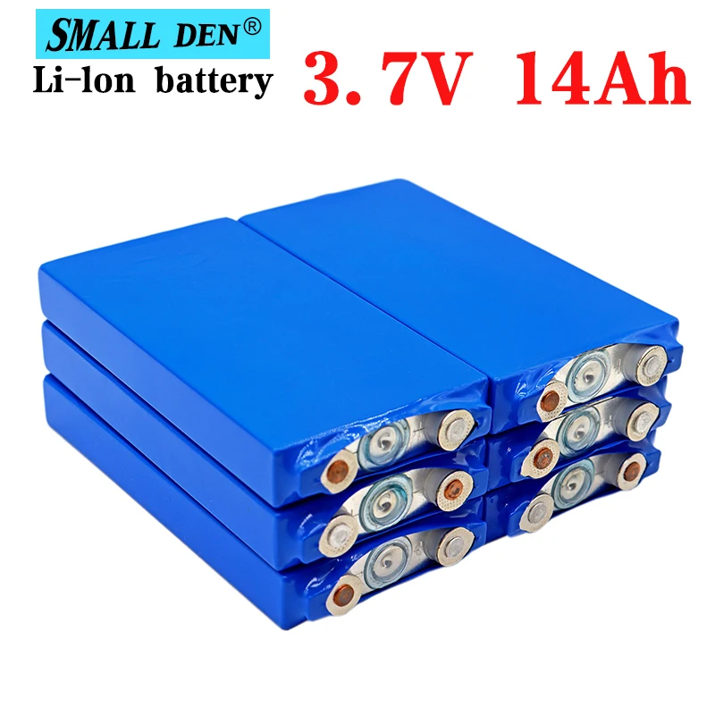 

6PCS 3.7V 14Ah polymer lithium battery 3.7V 12V 24V 36V 48V lithium ion battery pack DIY electric car solar electric bicycle