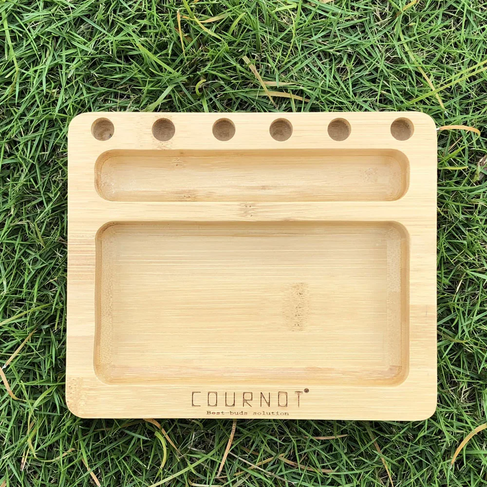 COURNOT Натуральный Бамбуковый поднос с предварительно свернутым Конусным