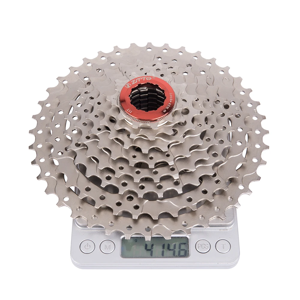 Велосипедная кассета ZTTO Mountai 8 S 11-40T для M360 M410 M310 MTB велосипедные Серебристые полые