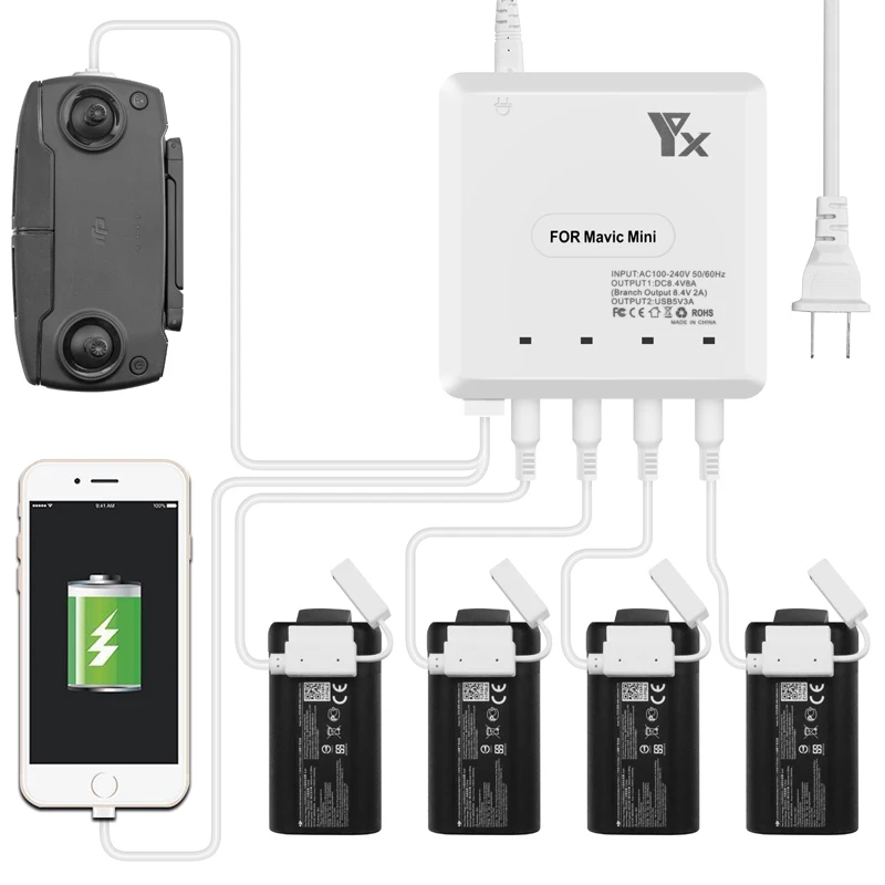 

mavic mini drone Charger Battery & Remote Control Charging for dji mavic mini drone Accessories