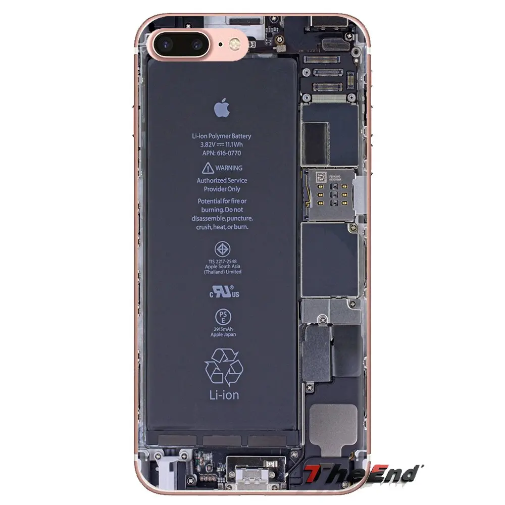 For Samsung Galaxy S3 S4 S5 Mini S6 S7 Edge S8 S9 S10 Plus Note 3 4 5 8 9 Transparent Soft Case Covers A6 A7 Chip Internal Board |