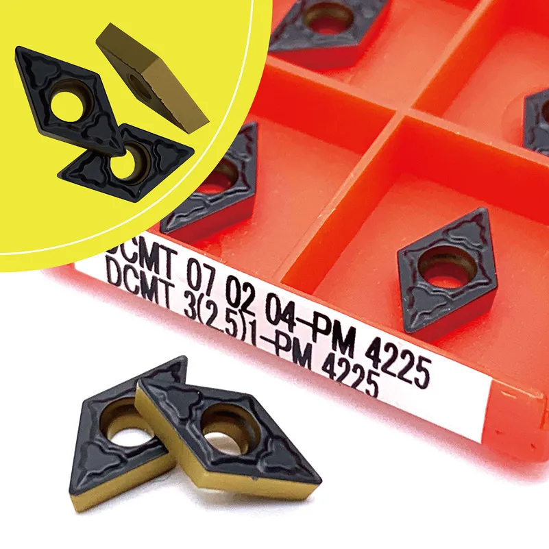 Высокое качество DCMT070204 PM 4225 твердосплавный инструмент токарный для металла