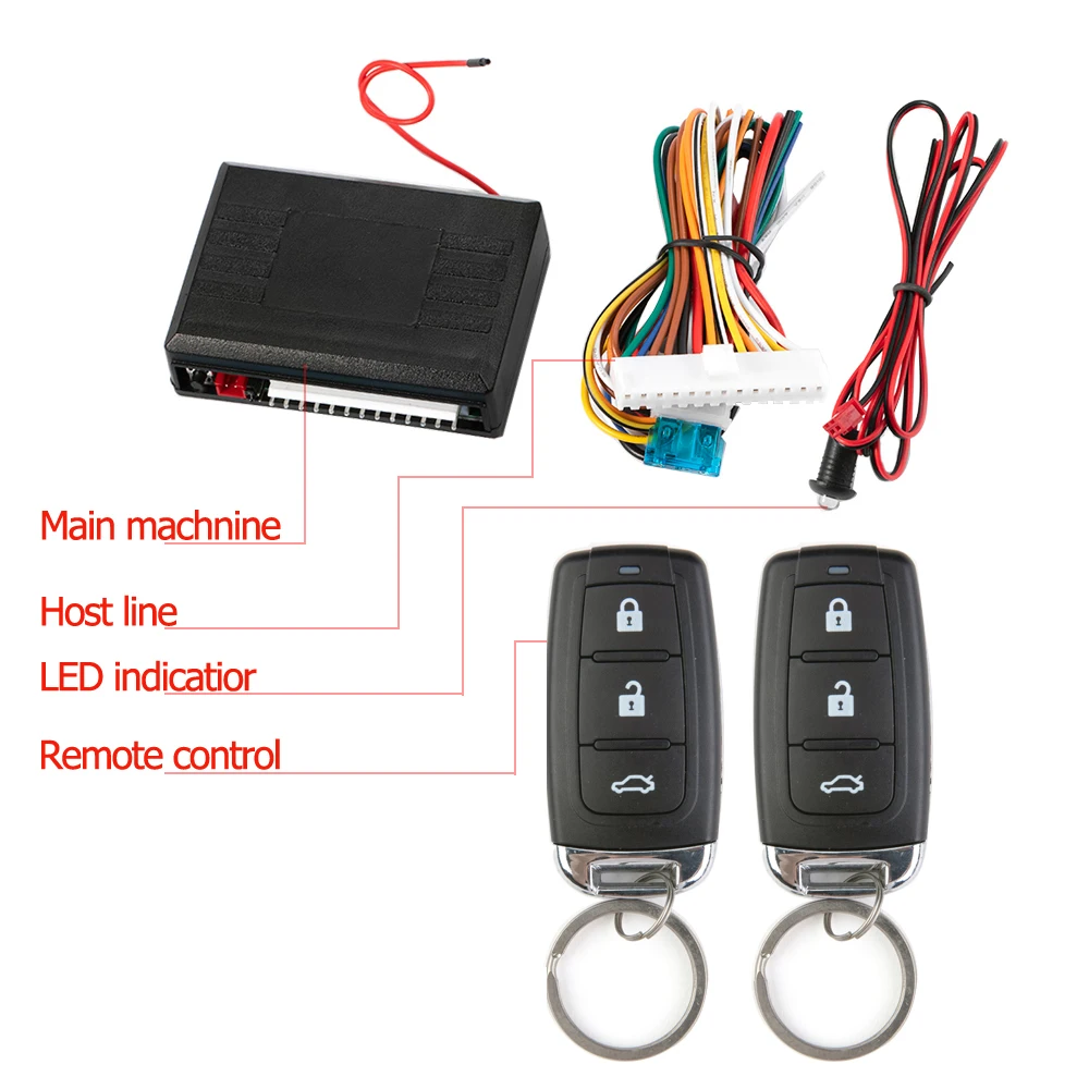 Car Remote Central Door Lock Keyless System Central Locking with Remote Control Car Alarm Systems Auto Remote Central Kit