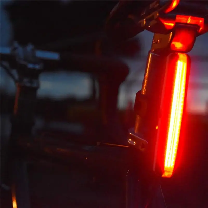 

Rechargeable COB LED USB Mountain Bike Tail Light Taillight MTB Bicycle Rear Light Bicycle Lamp Night Riding Tail Warning Light