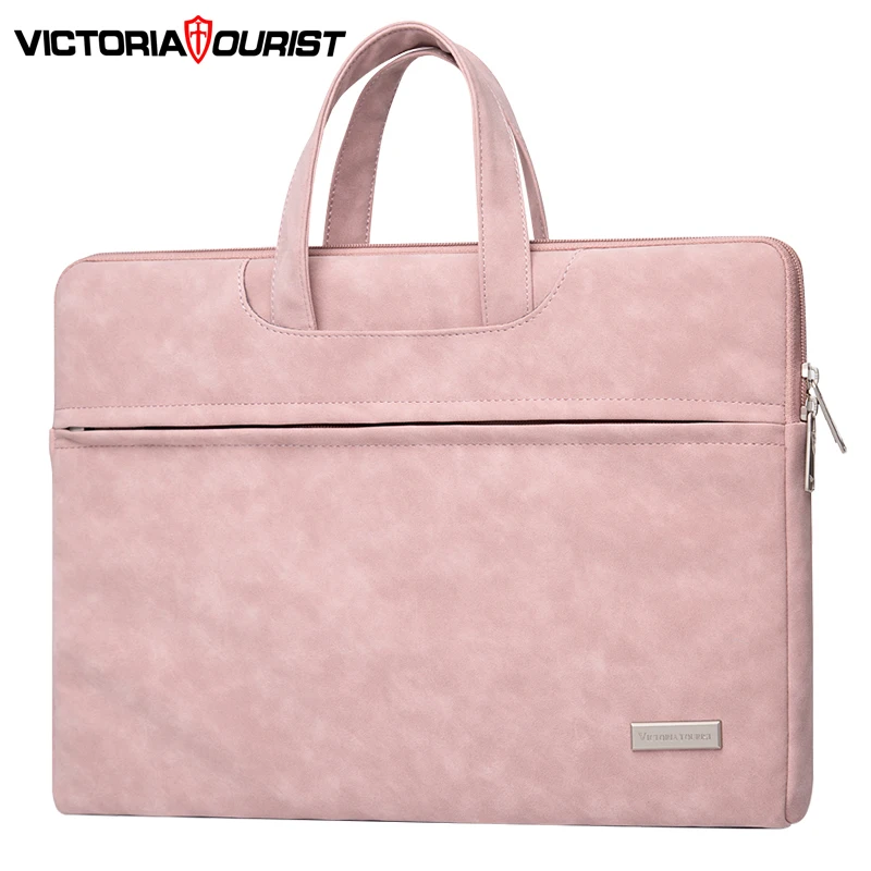 

Victoriatourist Laptop bag 14” 15.6” men women business handbag stylish Briefcase Multi-layer space messenger bag