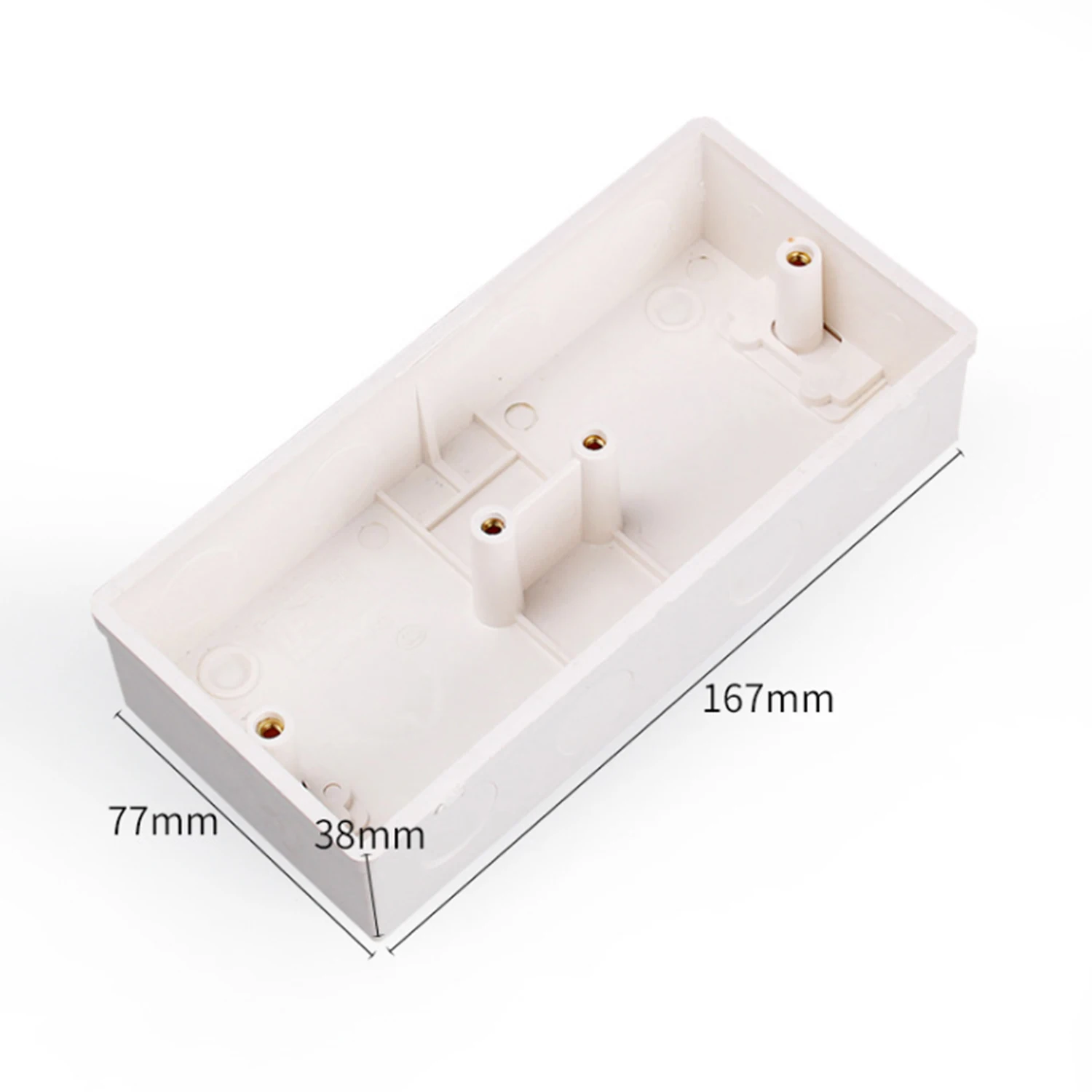 Настенная розетка нижняя коробка квадратный тип темная линия высокая прочность