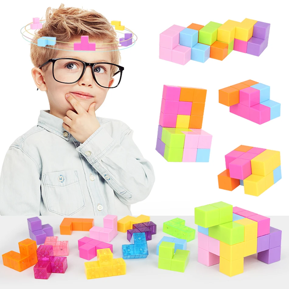 Красочный 3x3x3 трехслойный Магнитный магический куб профессиональный конкурс без