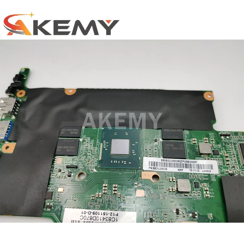 

For lenovo Flex 3-1120 Yoga 300-11IBY laptop motherboard 80LX 80M0 BM5455-Ver 1.3 Mainboard CPU N3540 RAM:8GB