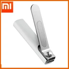 Кусачки для ногтей Xiaomi Mijia из нержавеющей стали с крышкой от брызг, триммер, кусачки для ухода за педикюром, профессиональная пилка для ногтей