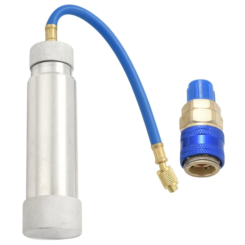 

Oil & Dye Syringe 1/4 inch Sae R134A 2Oz Manual Oiler Automotive Air Conditioning Coolant Filling Tube Injection Tool