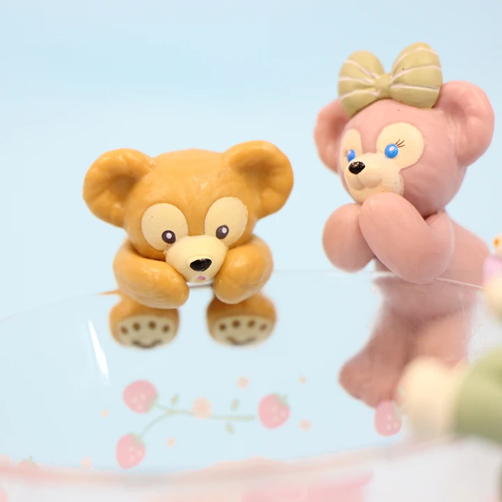 Мультяшные милые медведи Duffy и shelliemay stelllalou Gelatoni кошка фигурка коллекция гаражный Комплект Кулон аксессуары для игрушечной куклы