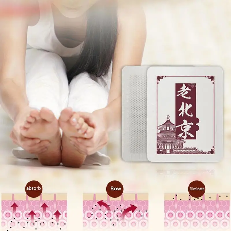 Пластырь для тела Детокс ног расслабляющий отек китайский травяной адгезив