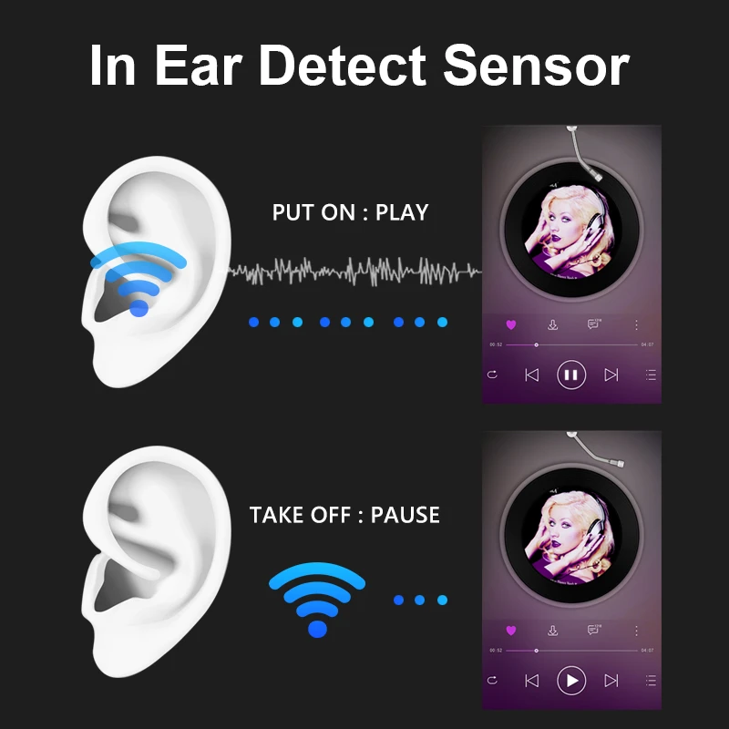I500 Pro tws беспроводные Bluetooth наушники 6D Super Bass pk i10 i12 i200 i9000 tws i500tws