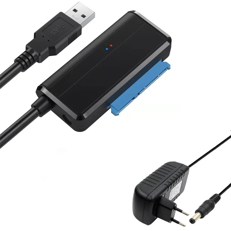 Кабель преобразователь SATA в USb 2 5 шнур для жесткого диска с 22 контактным разъемом