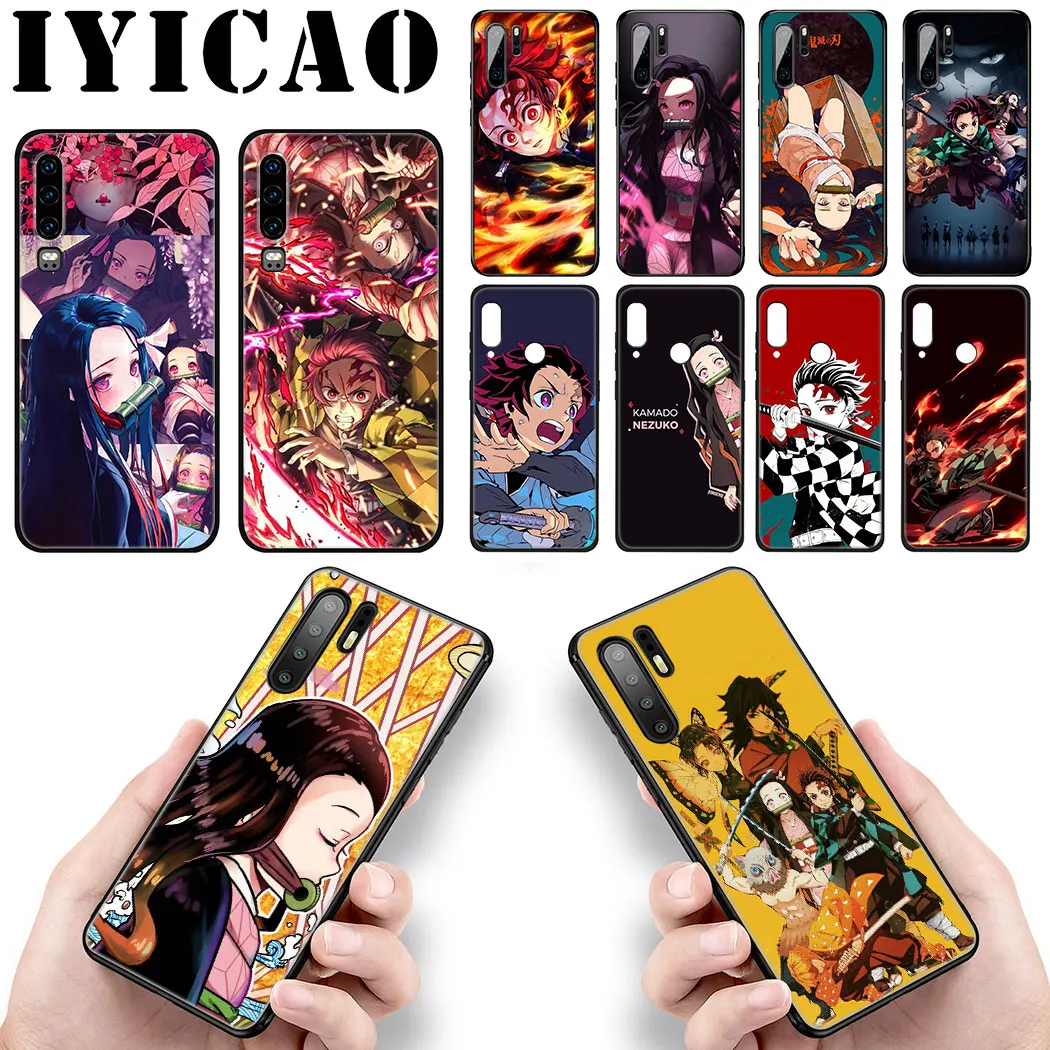 Демон убийца Kimetsu без Yaiba Мягкий силиконовый чехол для телефона Huawei P Smart Z плюс P30 P20