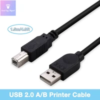 printer cable 1 5m usb a for hp printer cable cord for brother printer type a male to b male