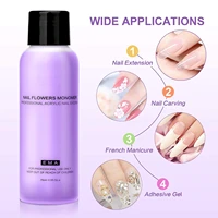 75ml ema monomer nail crystal acrylic powder liquid dippingcarvingextension gel for french white nails polish manicure tool2 5