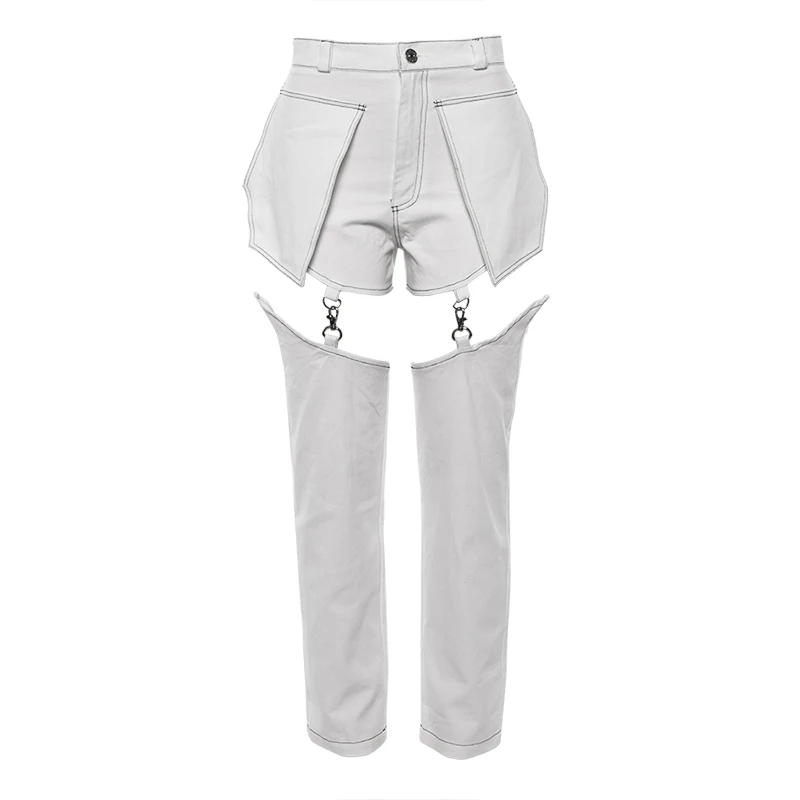 Kpop корейские знаменитости Уличная Сексуальная Высокая талия хип хоп брюки