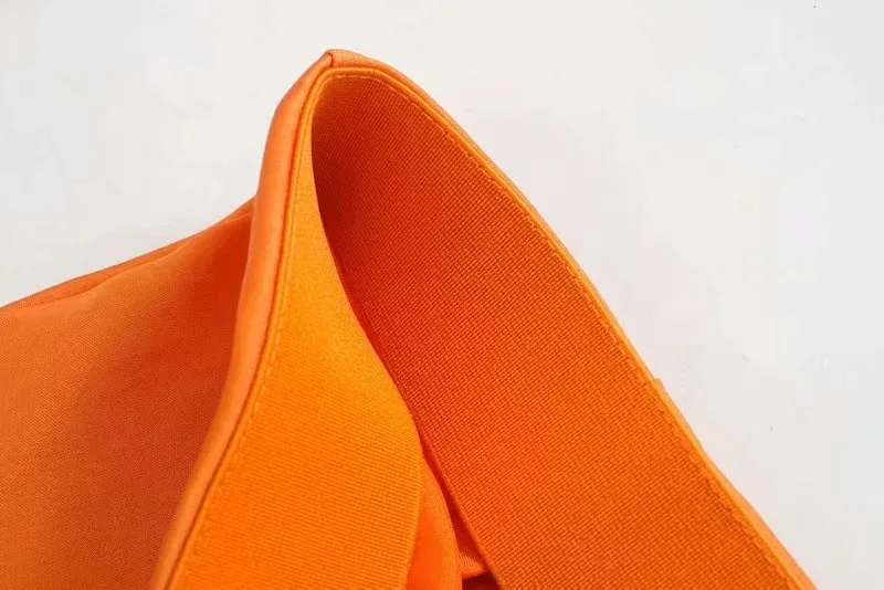 

2021 Summer New Women's Street Shot High Waist Satin Solid Color Temperament Skirt A- Line Skirt