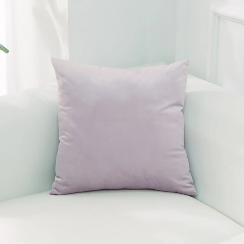 26 Nordic Style Velvet Pillowcase Simple Solid Throw Cushion Covers Square Pillow Cover for Bedroom Sofa Living Room Decoration - Цвет: 26