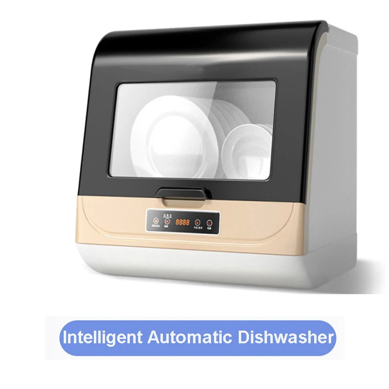

Home Use Dish Washer Intelligent Automatic Dishwasher Desktop Free Installation of Small Air-Drying Dish Washing Machine