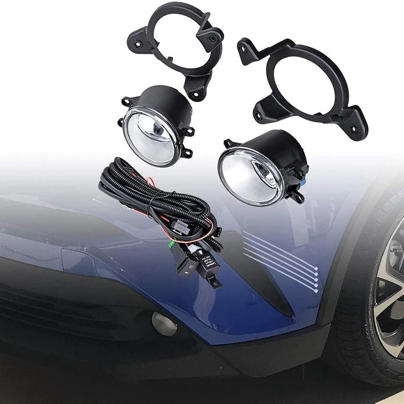Для 2016- 2018 Toyota C-HR CHR передний бампер противотуманный светильник s лампа в