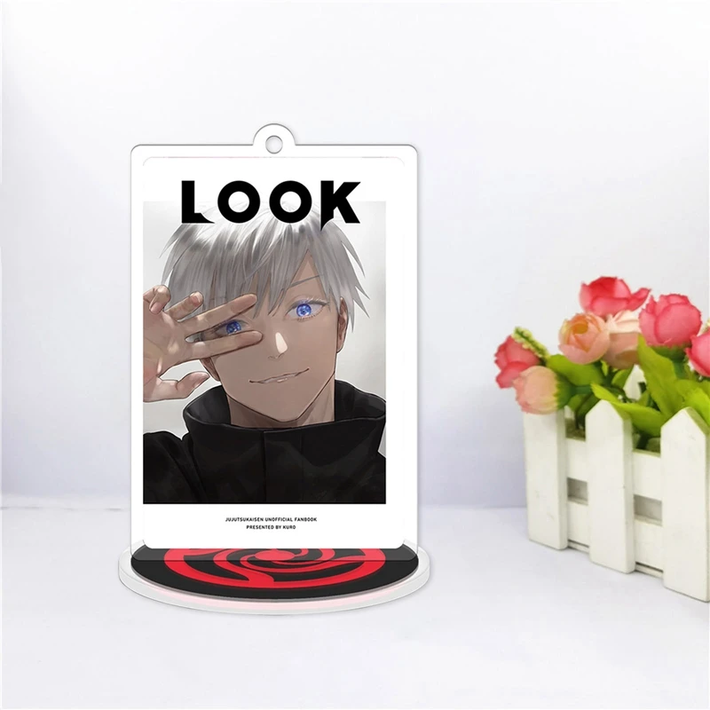 

1pcs Anime Jujutsu Kaisen Acrylic Desk Stand Figures Models Teenagers Figures Plate Holder Stand Model Plate Decor Gift