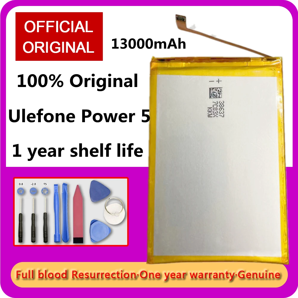 Bater&iacute;a 100% Original Ulefone Power 5 (3062), 13000mAh, 6,0 pulgadas, MTK6763, 6 + 64G, Ulefone Power5, tel&eacute;fono m&oacute;vil + herramientas de seguimiento-5