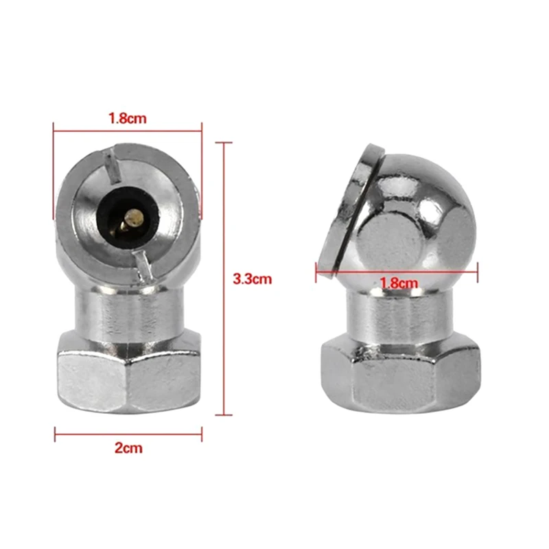 

Hot sale 1/4 inch Connector Air Chuck Ball Tire Clip Lock-on NPT Car Tyre Inflator Valve