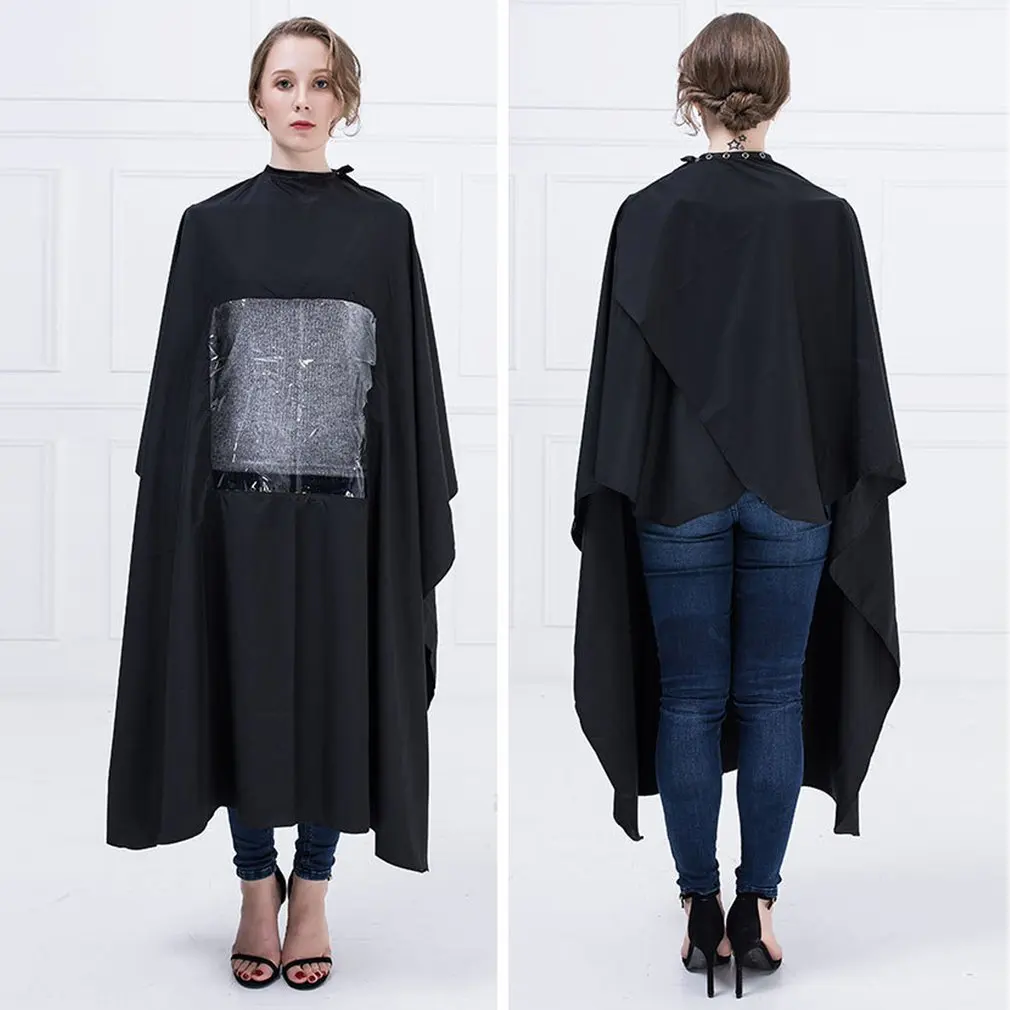 

Haircut Waterproof See-through Cloth Non-stick Hair Square Cloth Adult Hair Salon Haircut Waterproof Cloth