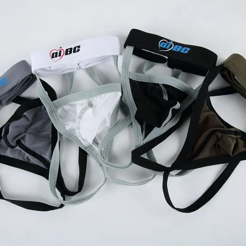 Мужские стринги стрейч нейлоновые двойные вентиляция дышащие персональный