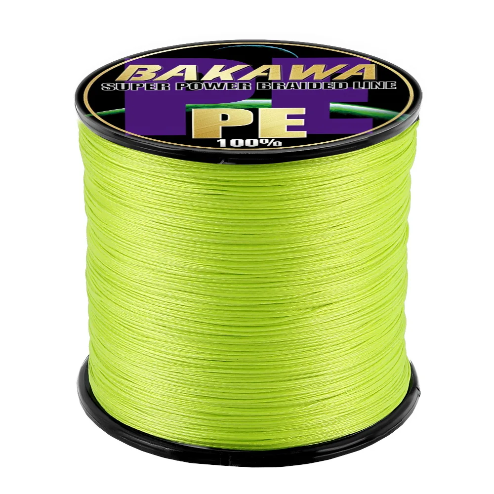 

BAKAWA 300M 4 Strands Super Strong Braided Fishing Lines PE Multifilament For Carp Wire Rope Cord Pesca