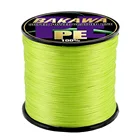 Суперпрочная плетеная рыболовная леска BAKAWA, Полиэтиленовая многонитевая леска для ловли карпа, 300 м, 4 нити