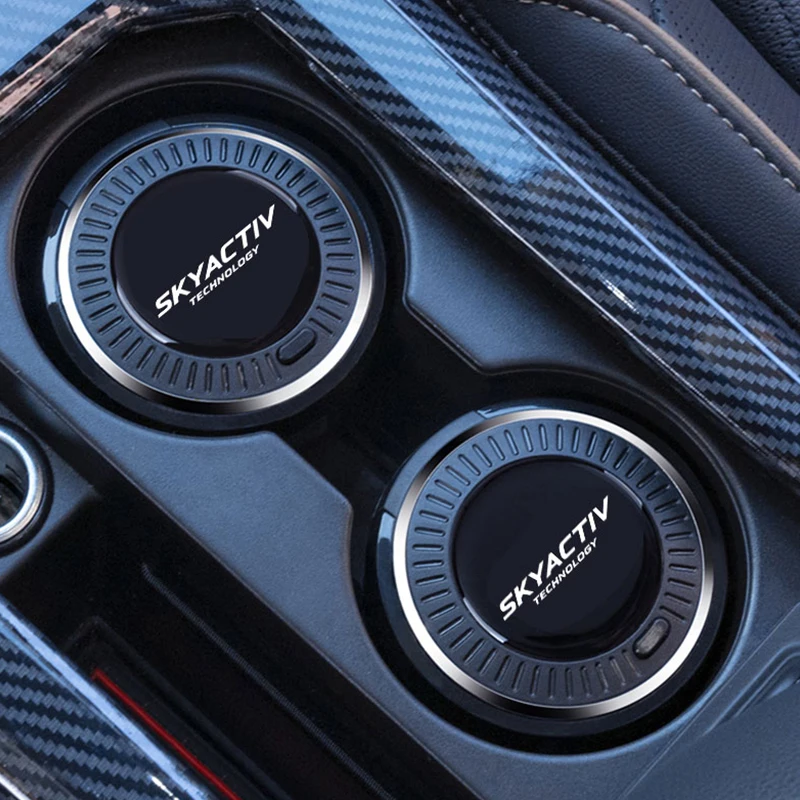 Car accessories ashtray Button open style LED Stainless For mazda CX 2 3 5 6 CX7 GH MX5 GG BK cx5 Accessories |