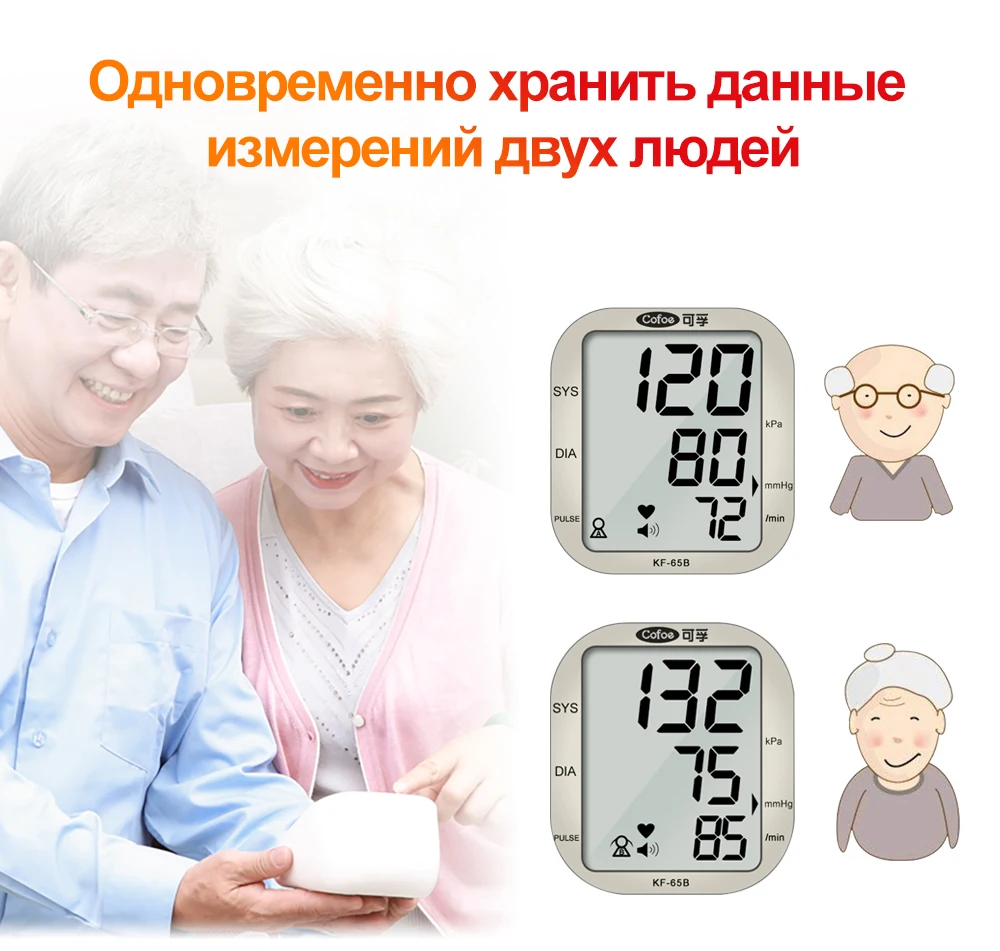 Cofoe тонометр,тонометр на запястье автоматический мерить давление тонометр для измерения давления измеритель артериального давления,цифровой Сфигмоманометр с ЖК-дисплеем