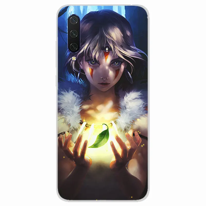 Силиконовый чехол s для Xiaomi mi CC9E 9 8 SE A3 Lite x 2S pocophone F1 Note 3 Princess Mononoke матовый из ТПУ |
