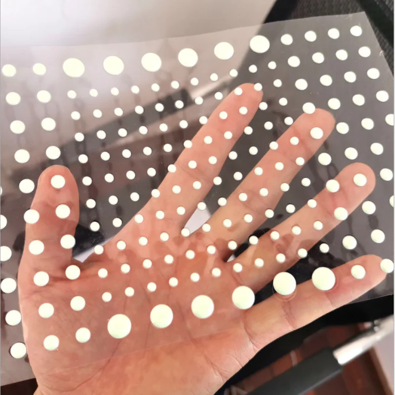 

New 3D Luminous Bubble Star Wall Sticker Student Children's Bedroom Wall Decoration Removable Fluorescent Effect PVC Wallpaper