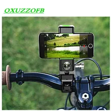 Bike Phone Mount Holder Motocycle Bracket With Compass LED 360 Degrees For Iphone 5S Fitted Hard Cover Protects Mobile Stander