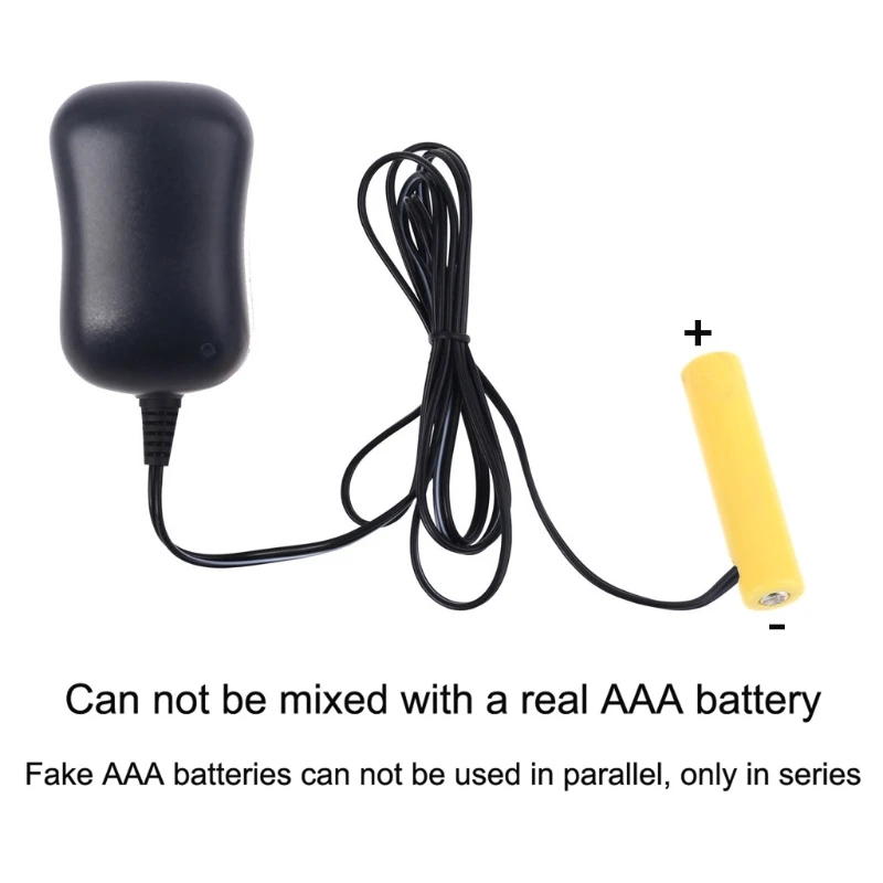 Universal Adjustable Voltage 3V 4.5V 6V 9V 12V EU Plug Power Adapter Replace 2AAA 3AAA 4AAA 6AAA 8AAA 1.5V AAA Battery X6HB | Электроника