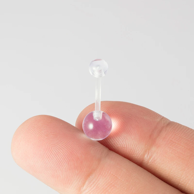

10-30pcs Acrylic Flexible Navel Ring Belly Piercing Bar Belly Button Rings Stud for Women Sexy Body Jewelry 14G Anti Allergy